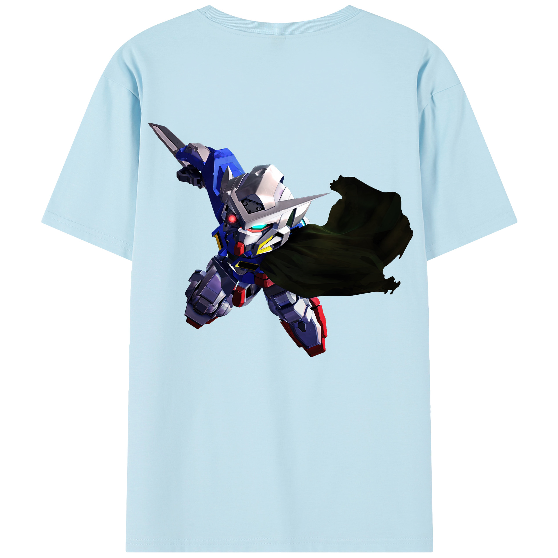 （画像用） 機動戦士ガンダム Mobile Suit Gundam 綿100％半袖Tシャツ（背面プリント）